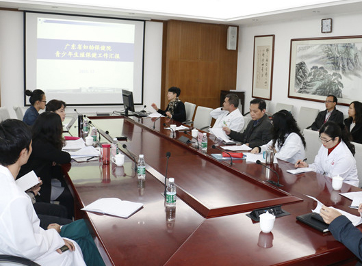 国家卫生计生委妇幼司到我省开展青少年保健服务调研