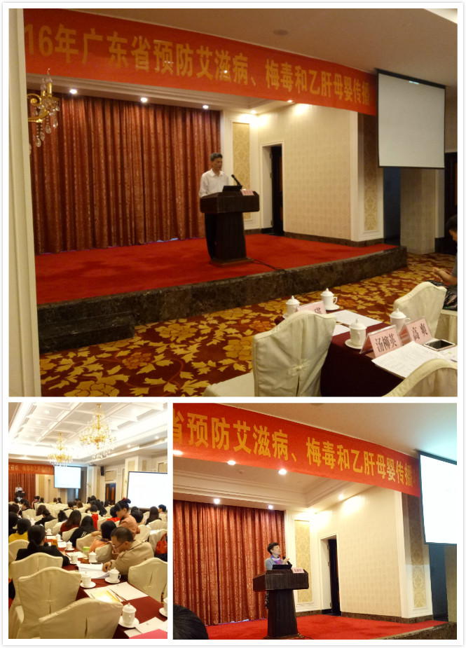 2016年广东省预防母婴传播项目现场督导和推进会在湛江顺利举行
