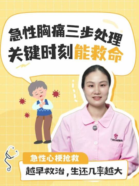 急性胸痛三步处理，关键时刻能救命