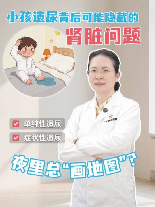 夜里总“画地图”？小孩遗尿背后可能隐藏的肾脏问题